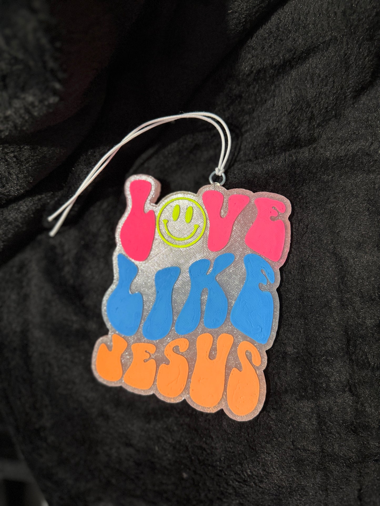 Love Like Jesus Retro Colors Freshie