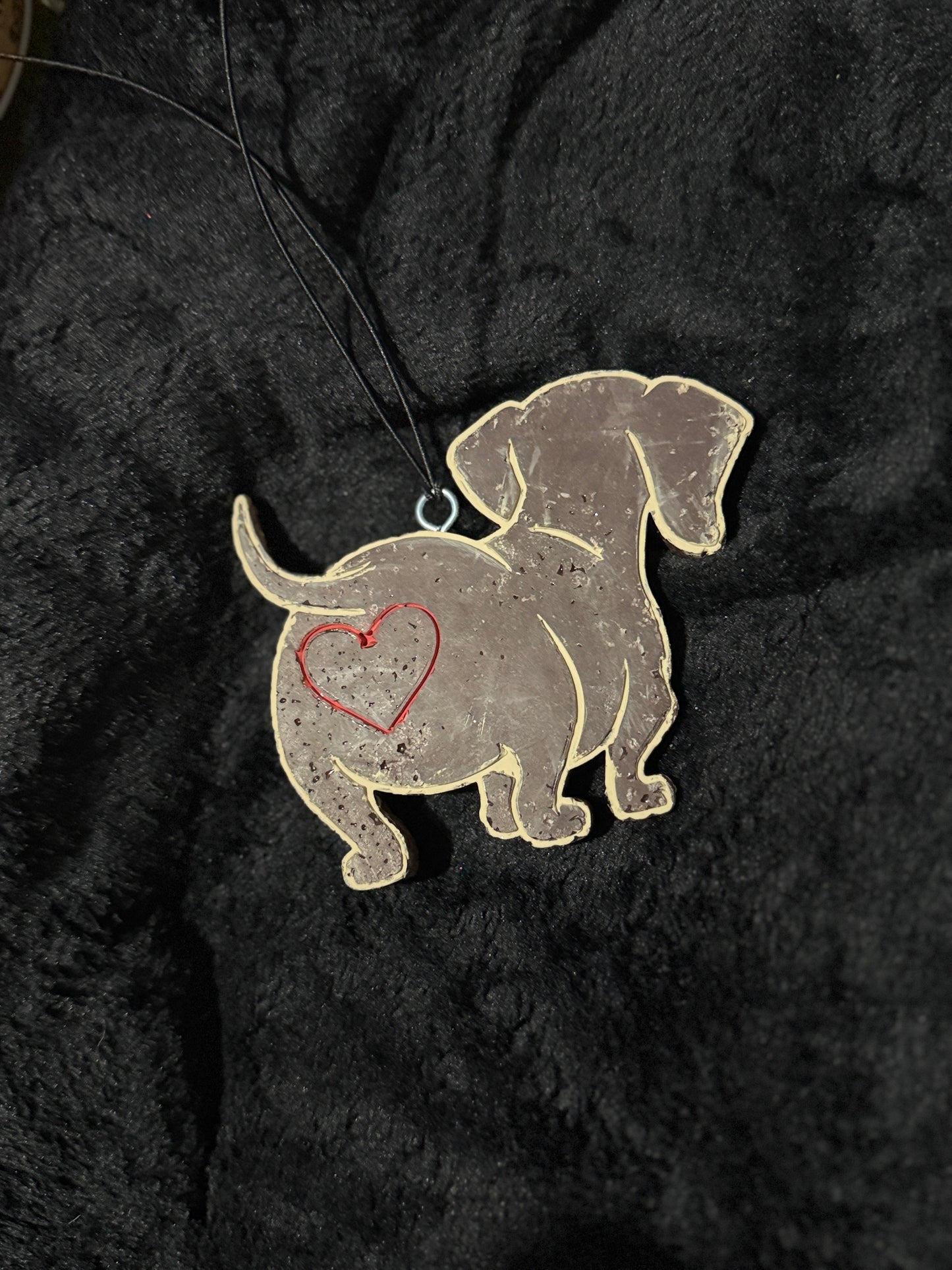 Daschund Love Freshie