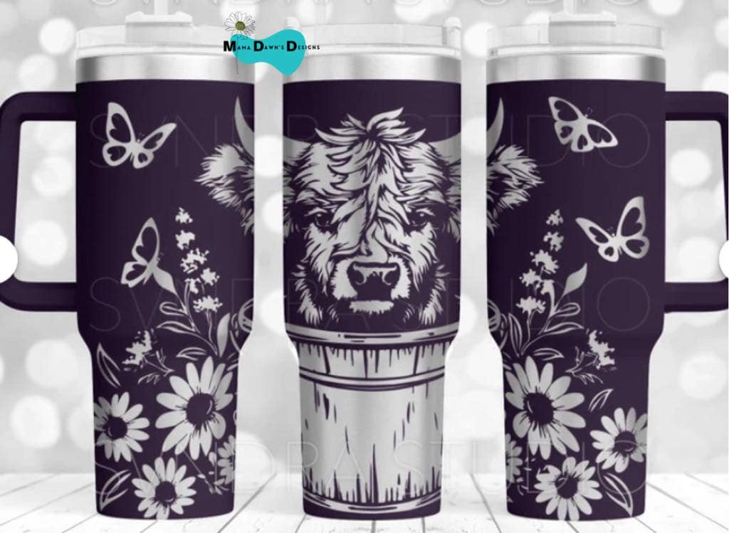 Highland Engraved 40 oz Tumbler