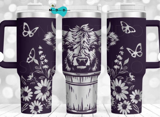 Highland Engraved 40 oz Tumbler