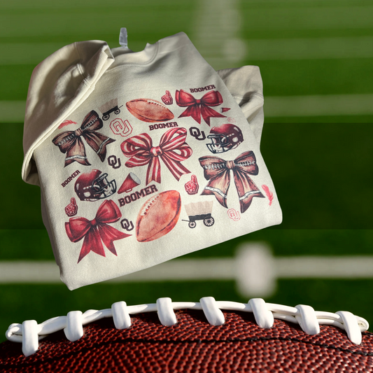 Oklahoma Football Crew Sweatshirt