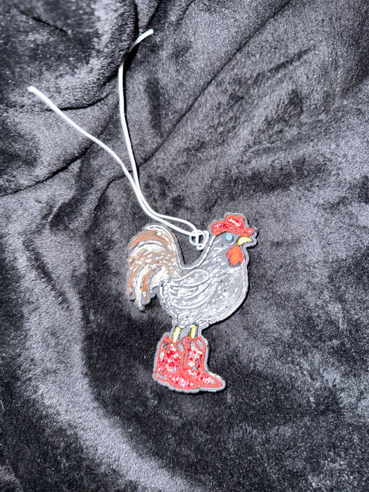 Cowboy Rooster Freshie