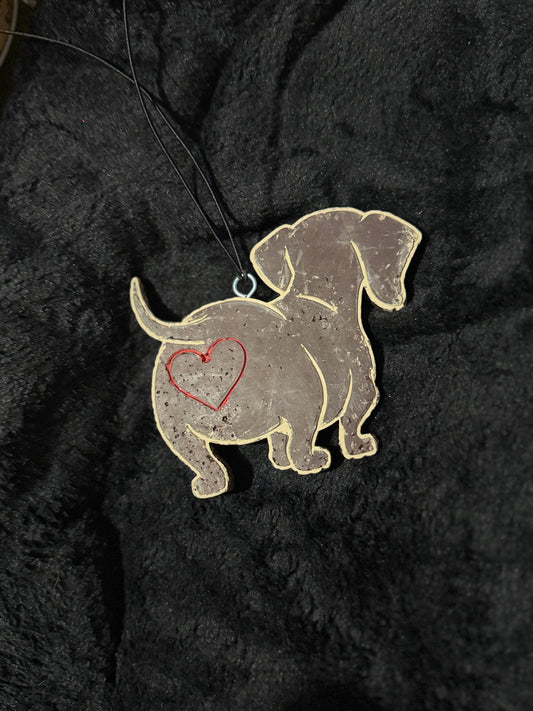 Daschund Love Freshie