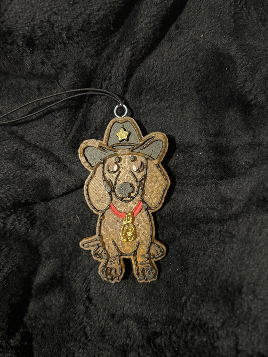 Daschund Cowboy Freshie