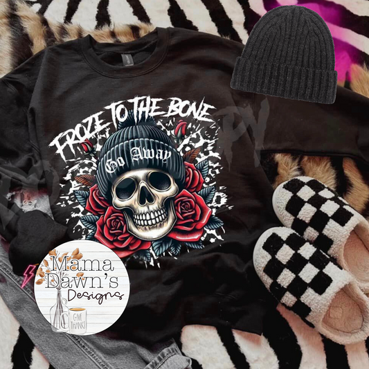 Froze To The Bone Black Sweatshirt
