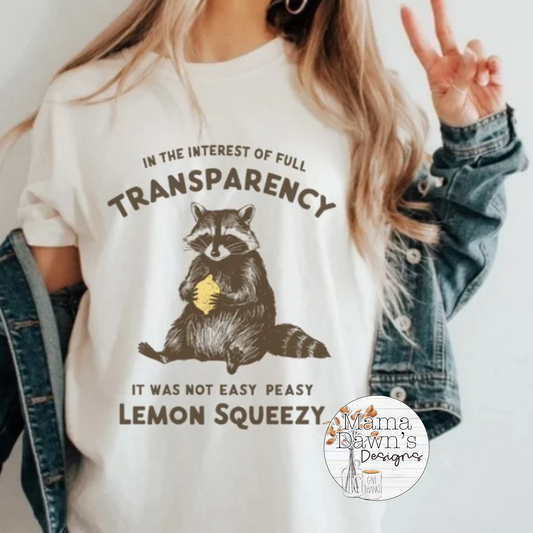 Transparency Comfort Colors Tee