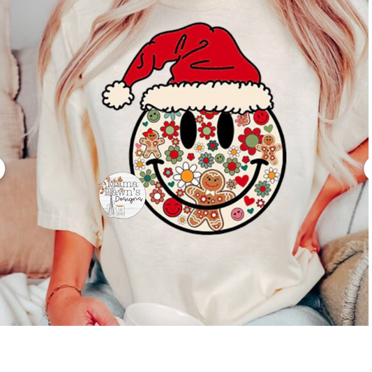 Retro Santa Smiley