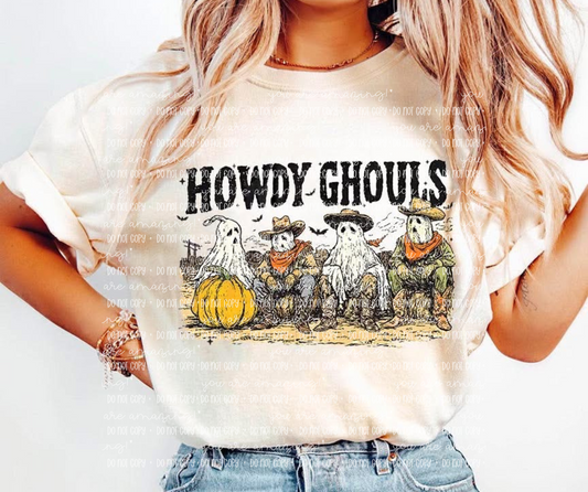Howdy Ghouls Sand Tee