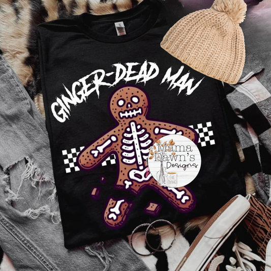 Gingerdead Man Black Tee